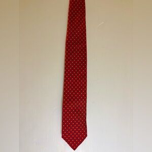 Frangi Made in Italy Classic Red Silk Patterned Men's Tie